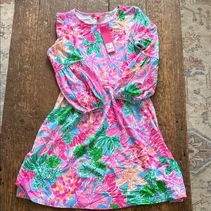 Lilly Pulitzer Vibrant Floral Midi Dress